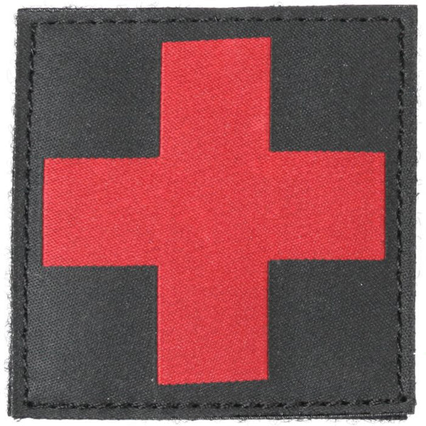 Bh Red/black Cross Id Patch Blk – RE Factor Tactical